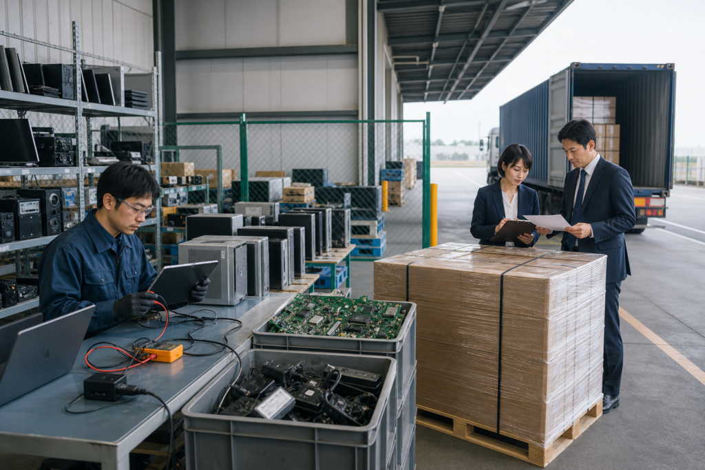 e-waste輸出M&Aでバーゼル法の該非と移動書類を確認する電子機器物流拠点